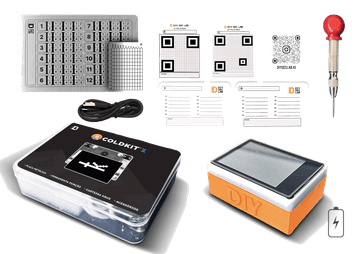 COLDKIT X — kit completo, recorte fiel da foto real
