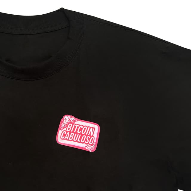 Camiseta Bitcoin Cabuloso - Fight Club x Bitcoin — cor PRETO, imagem 2 de 5